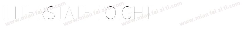 INTERSTATE LOIGHT字体转换